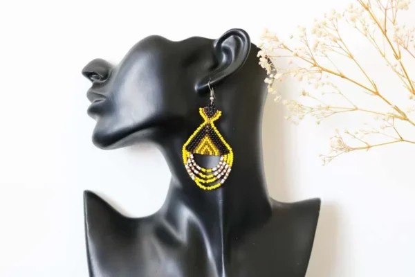 FISEHA African Beaded Earrings