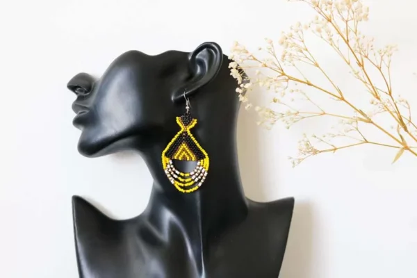 FISEHA African Beaded Earrings