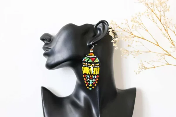 FUSI African Beaded Earrings