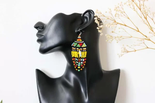 FUSI African Beaded Earrings