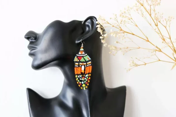 SADE African Beaded Earrings