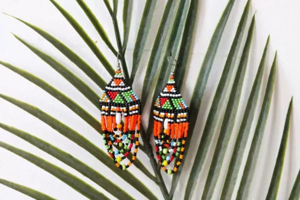 SADE African Beaded Earrings