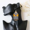 HAGO African Beaded Earrings