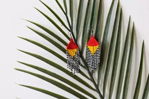 HULA African Beaded Earrings