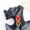 HANIFA African Beaded Earrings