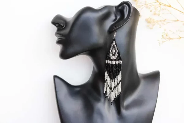 HUNADI African Beaded Earrings