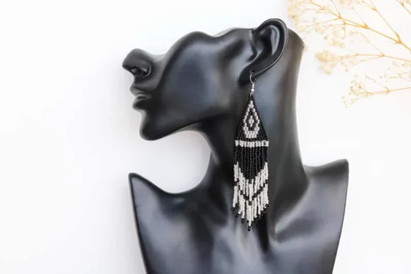 HUNADI African Beaded Earrings