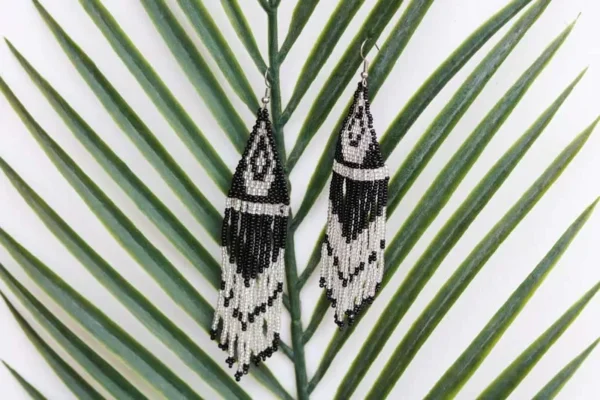 HUNADI African Beaded Earrings