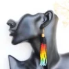 HUSUSA African Beaded Earrings