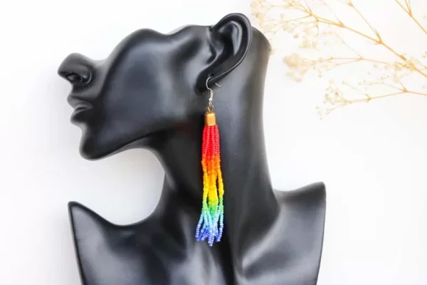 SIENA African Beaded Earrings
