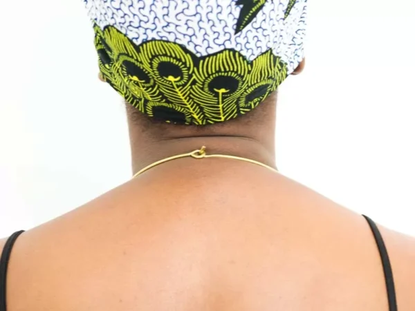 DONA African brass necklace