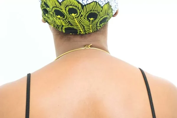 DOSHI African brass necklace