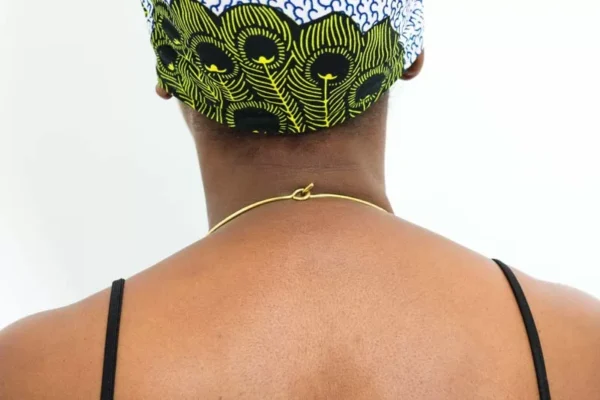 DAFI African brass necklace