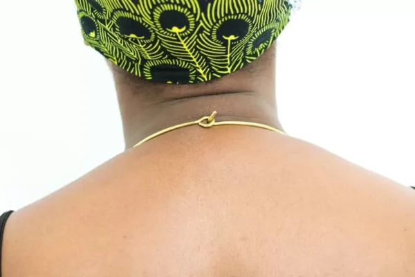 FEYE African brass necklace