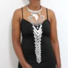 FARISA African aluminum necklace