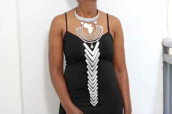 FARISA African aluminum necklace