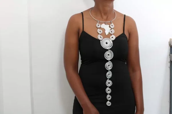 DIMA African aluminum necklace