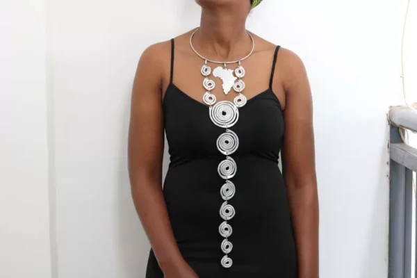 DIMA African aluminum necklace