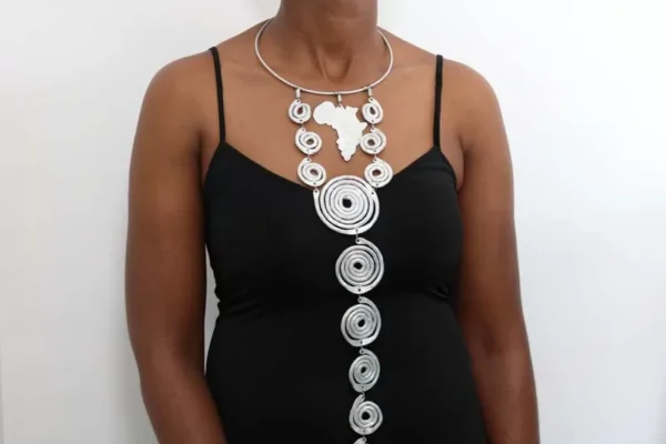 DIMA African aluminum necklace