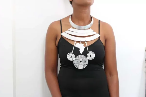 FAMU African aluminum necklace