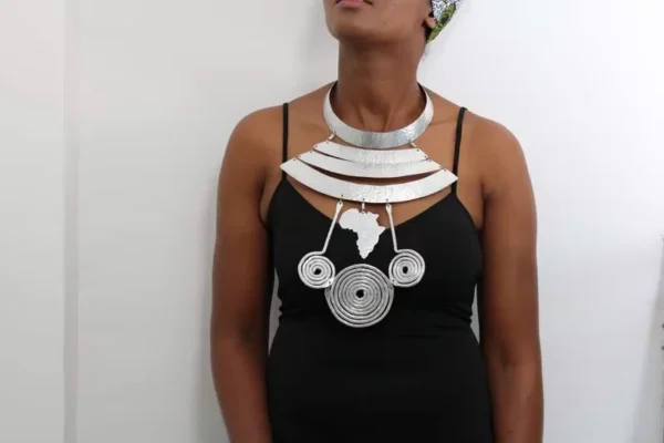 FAMU African aluminum necklace