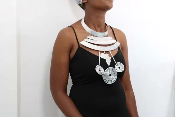 FAMU African aluminum necklace
