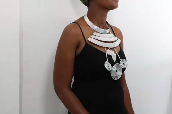 FAMU African aluminum necklace