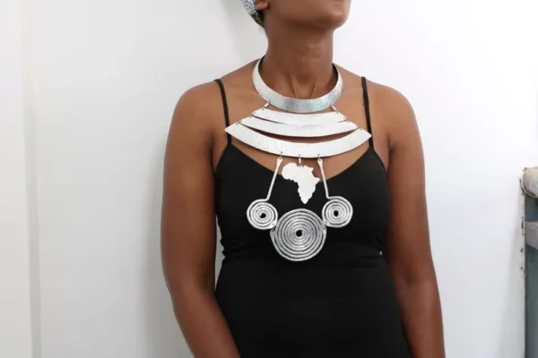 FAMU African aluminum necklace