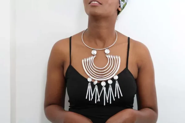 FABO African aluminum necklace