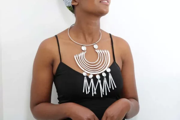 FABO African aluminum necklace
