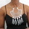 FABO African aluminum necklace