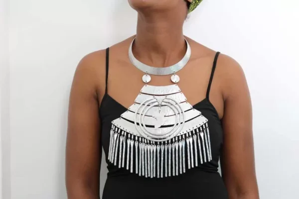 FIONA African aluminum necklace