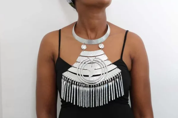 FIONA African aluminum necklace