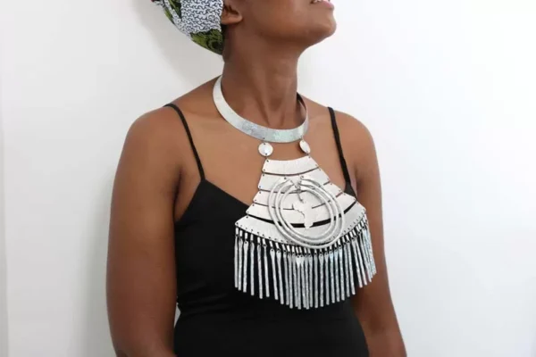FIONA African aluminum necklace