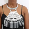 FIONA African aluminum necklace