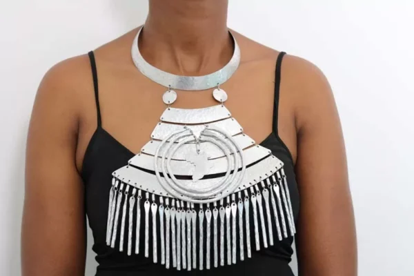 FIONA African aluminum necklace