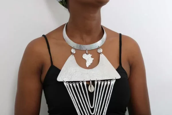 FADI African aluminum necklace