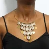 ZITO African brass choker necklace