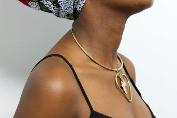 FUJO African brass necklace