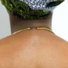 FREDA African brass choker necklace