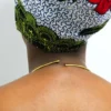 FOLAH African brass choker necklace