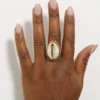 GORO African Cowrie Ring