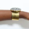 FARIDA Beaded Brass Bracelet