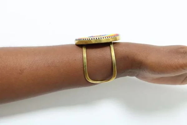 HOBO Beaded Brass Bracelet