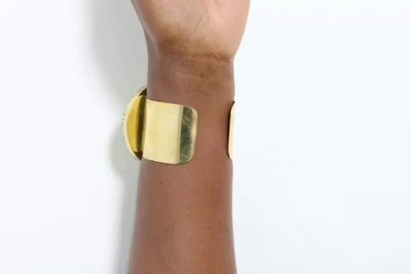 GEMA Beaded Brass Bracelet