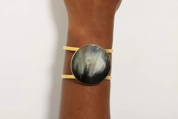 MBEYA Brass and bone Bracelet