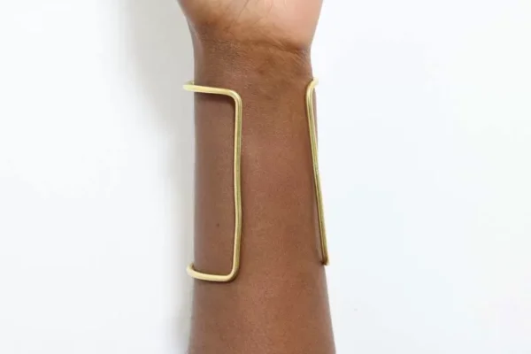 LAYO Beaded Brass Bracelet