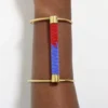 HURU Beaded Brass Bracelet