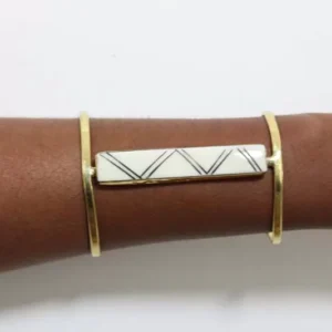 FAHIMA African Brass Cuff Bracelet