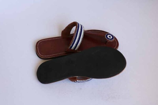 IMG_7579.jpg APAYA African Beaded Sandals, Handmade Leather Sandals